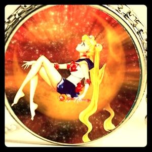 *2/$15 3/$20New GLASS CABOCHON PENDANT SAILOR MOON